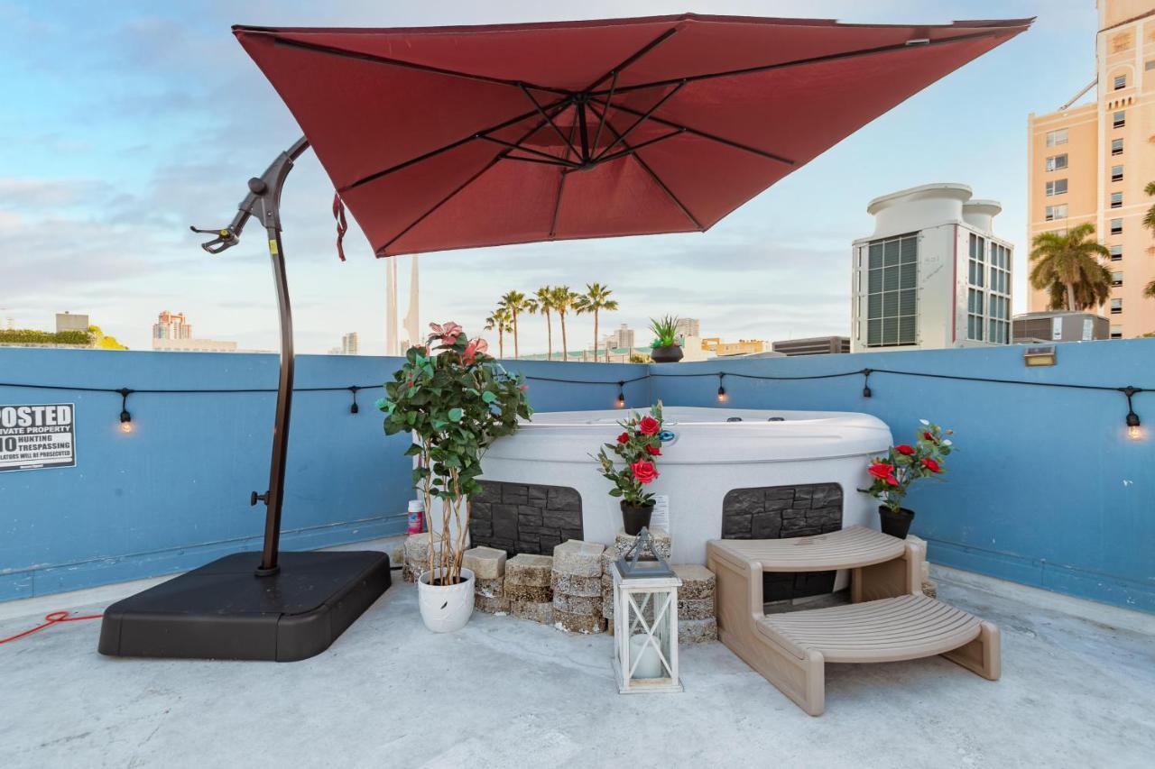 2Bedroom 2Bath Loft Exclusive Rooftop&Jacuzzi,1Block From Beach Майами-Бич Экстерьер фото